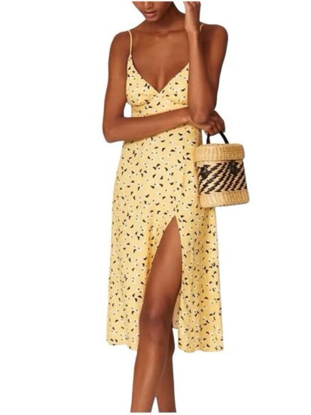 Amanda Uprichard Floral Amory Midi Dress
